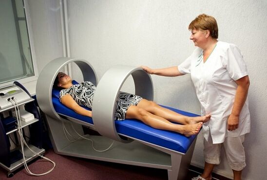 Magnetic procedures are part of the physiotherapy treatment and constitute a course of 10 sessions